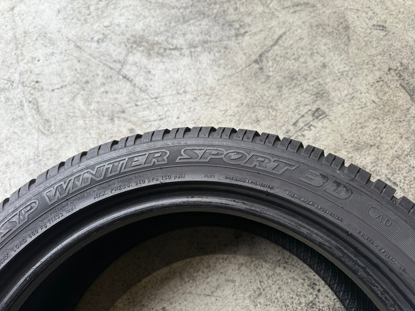Usato: 4 Gomme 205/50R17 93H XL Dunlop Invernali 90% residui