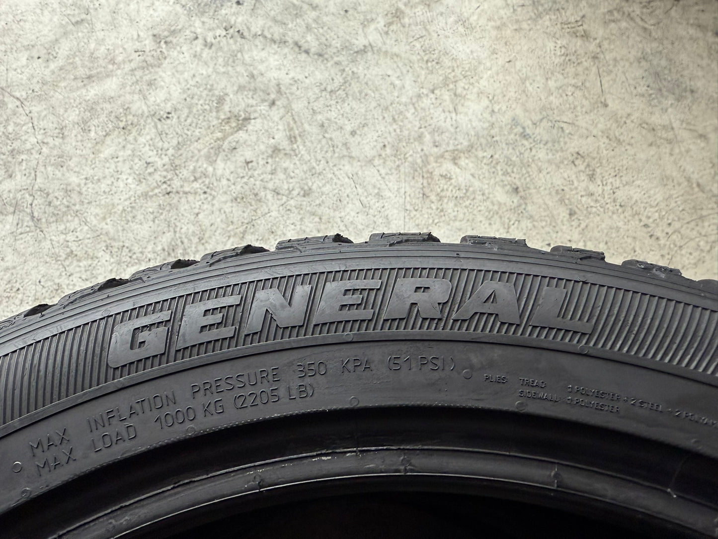 Usato: 2 Gomme 265/45R20 108V XL General Tire Invernali 95% residui
