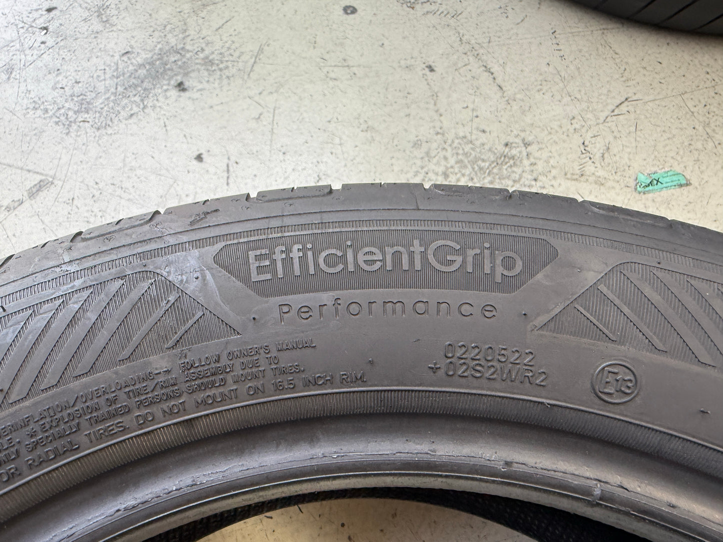 Usato: 4 Pneumatici Goodyear EfficientGrip Performance 195/55R16 91V XL Estivi 85% Residui