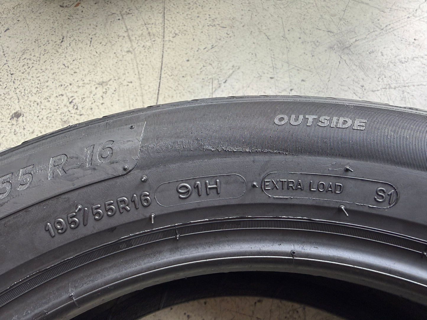 Usato: 4 Pneumatici Michelin e.Primacy 195/55R16 91H XL S1 Estivi 85% Residui DOT 2024
