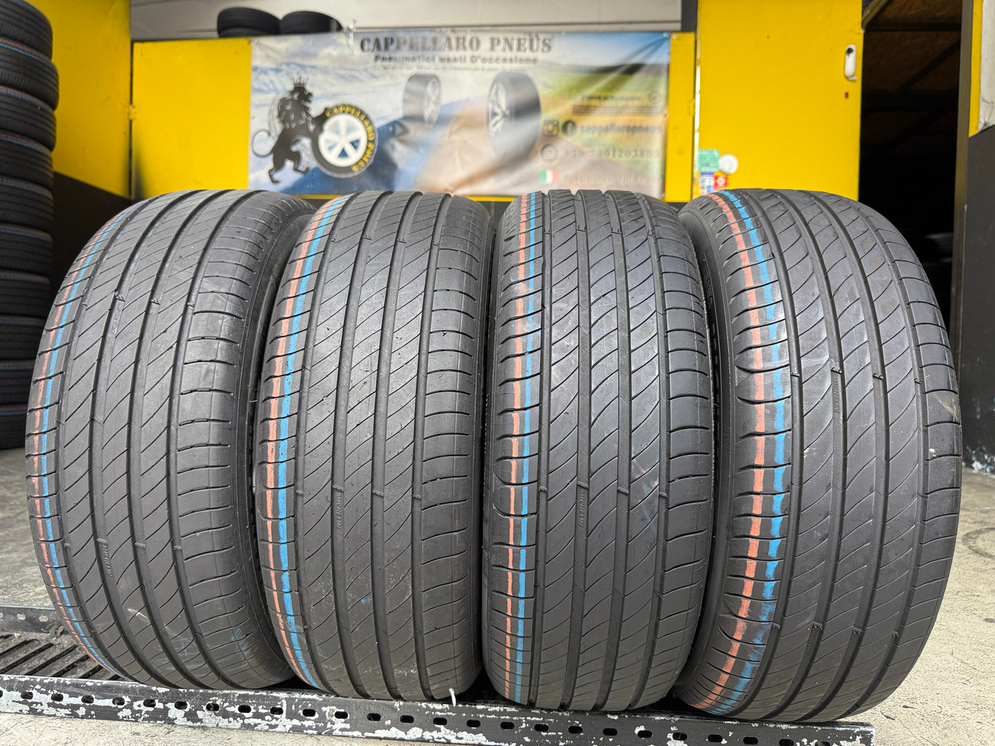 Usato: 4 Pneumatici Michelin Primacy 4 S3 195/55R16 87H Estivi 85-90% Residui DOT 2023/2024