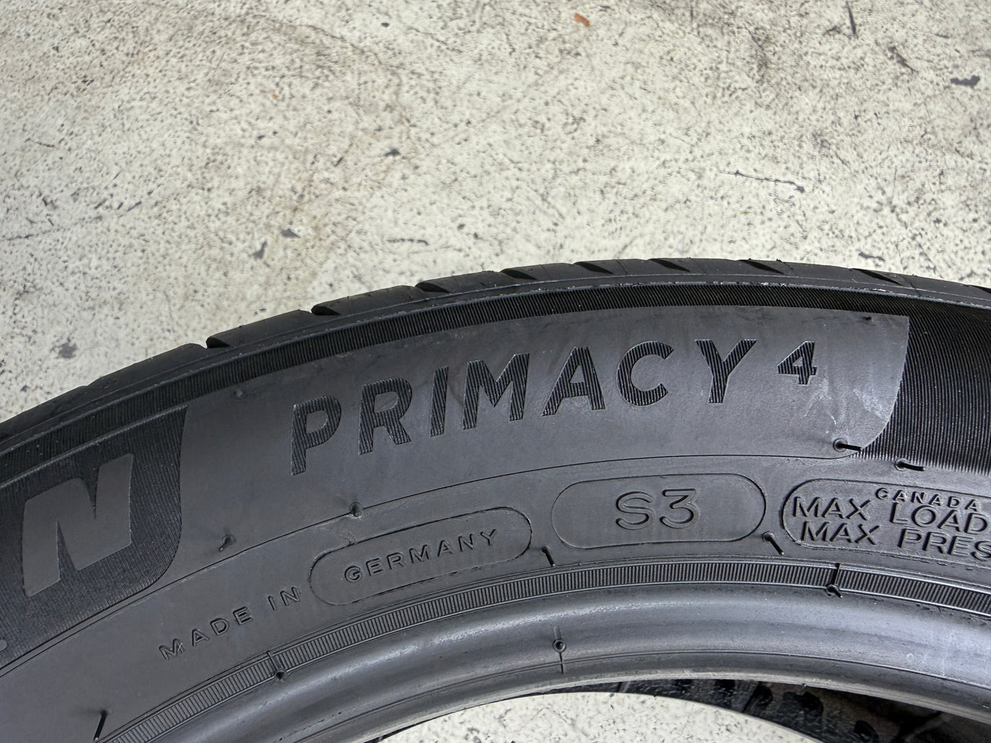 Usato: 4 Pneumatici Michelin Primacy 4 S3 195/55R16 87H Estivi 85-90% Residui DOT 2023/2024