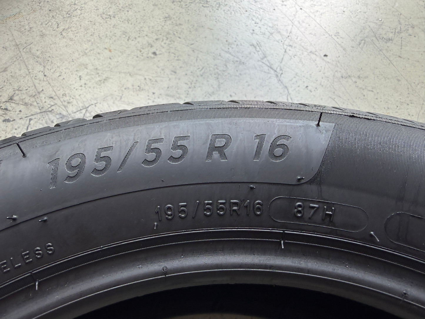 Usato: 4 Pneumatici Michelin Primacy 4+ 195/55R16 87H Estivi 80% Residui DOT 2024