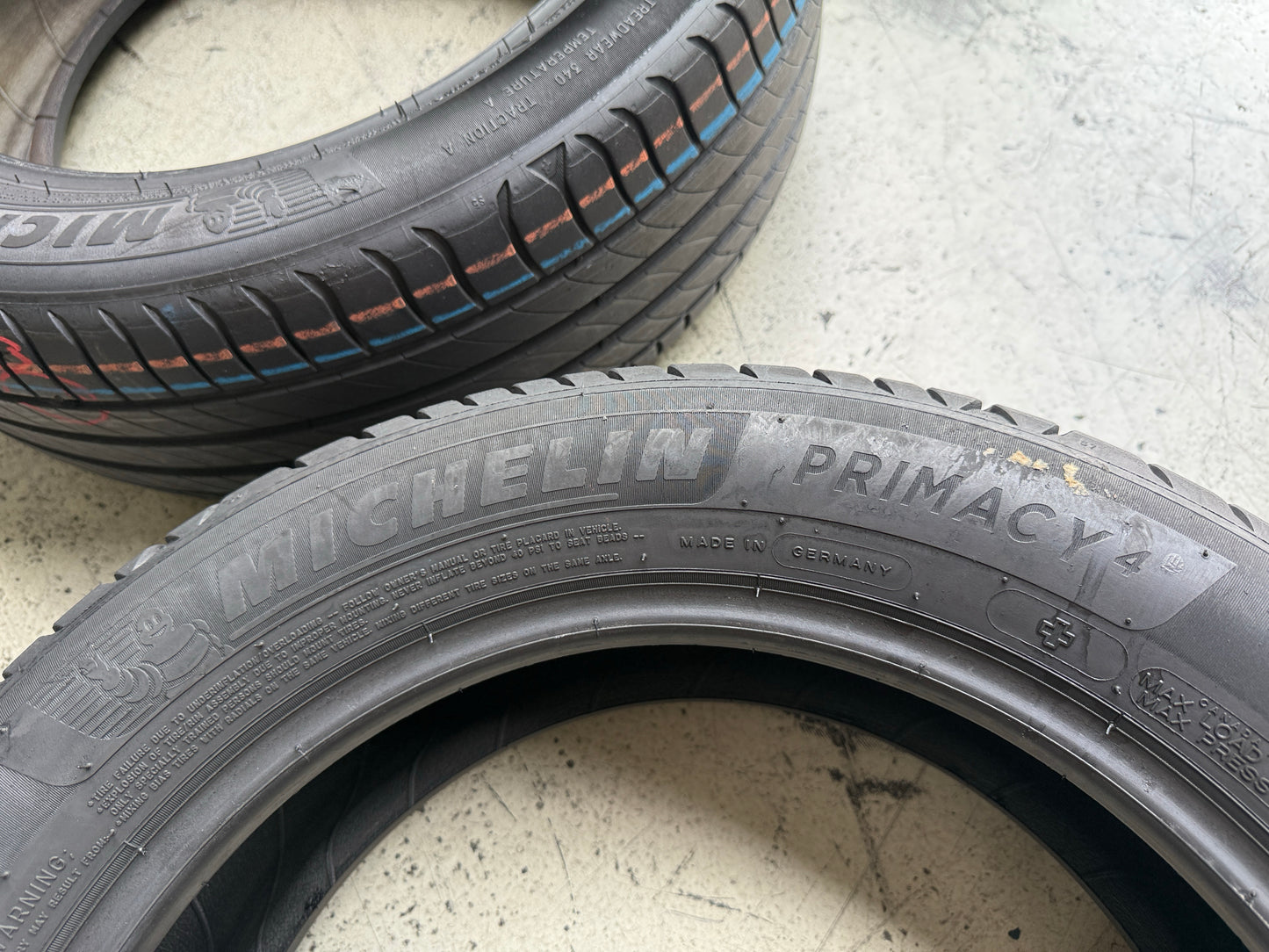 Usato: 4 Pneumatici Michelin Primacy 4 / e.Primacy 195/55R16 87H Estivi 80% Residui DOT 2023/2024