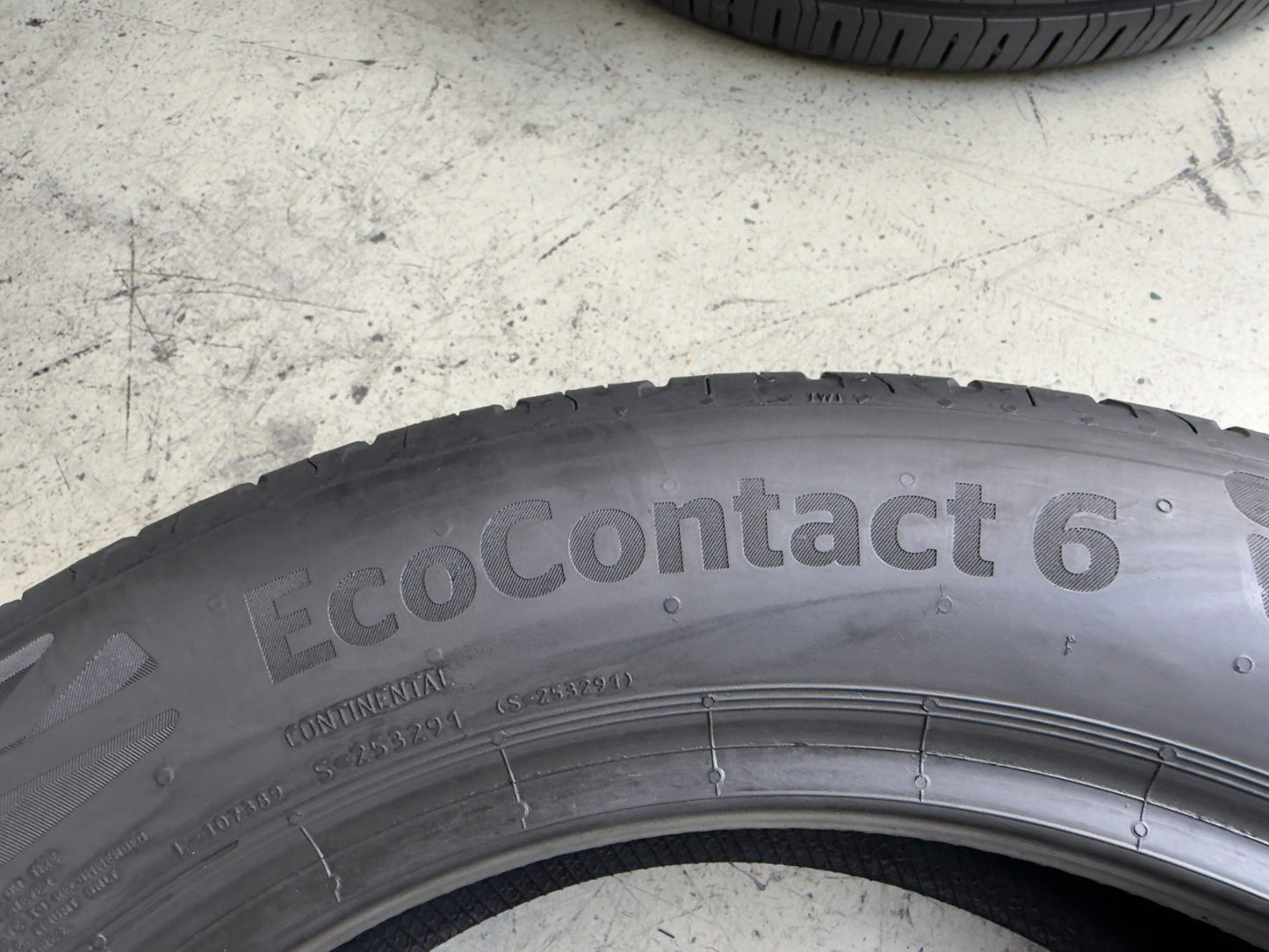Usato: 4 Pneumatici Continental EcoContact 6 195/55R16 87H EVc Estivi 95% Residui DOT 2024