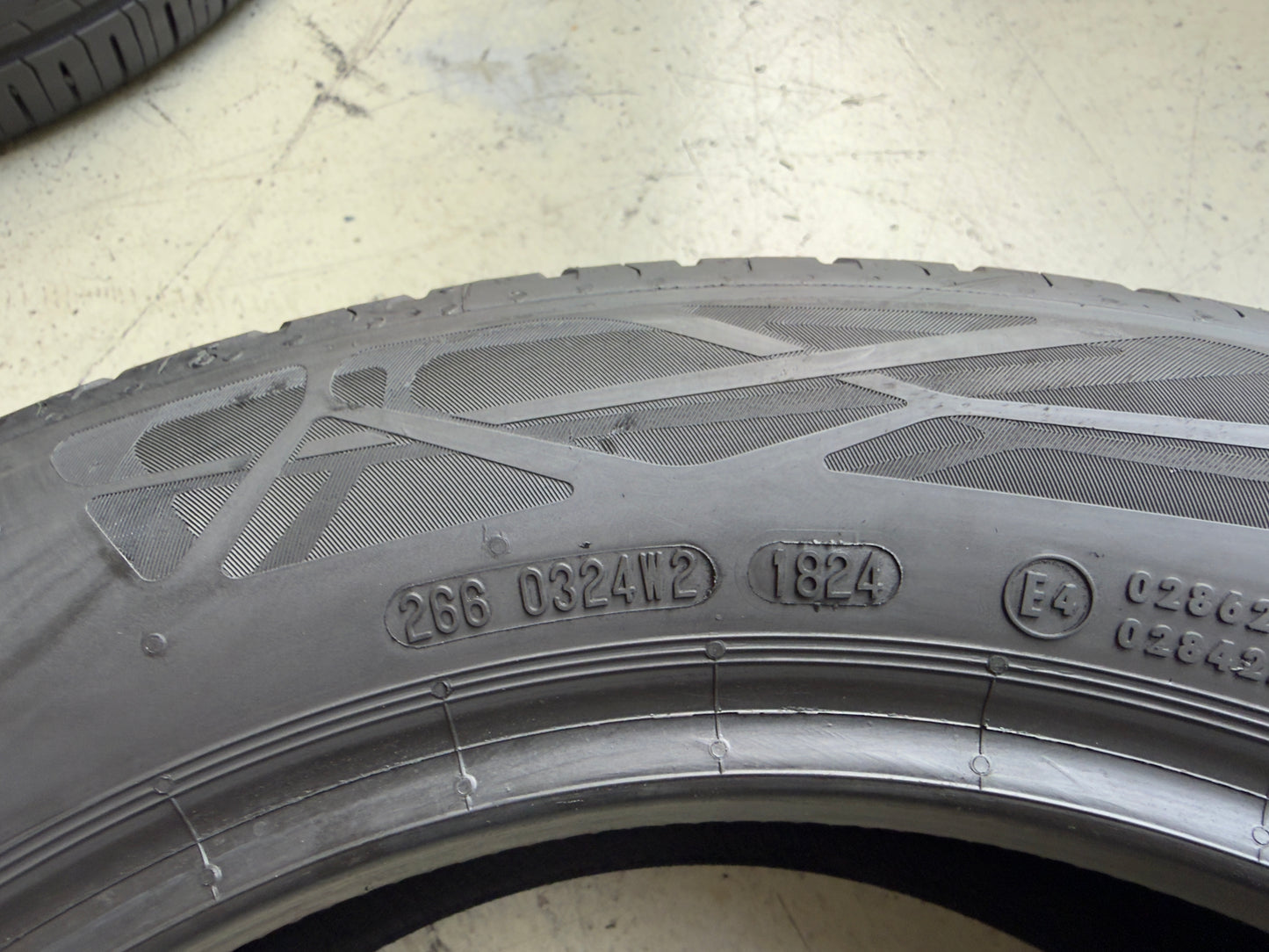Usato: 4 Pneumatici Continental EcoContact 6 195/55R16 87H EVc Estivi 95% Residui DOT 2024