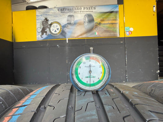 Usato: 4 Pneumatici Continental EcoContact 6 195/55R16 87H EVc Estivi 90% Residui DOT 2024