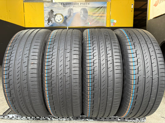 Usato: 4 Gomme 225/55R19 99V Continental Estive 80% residui