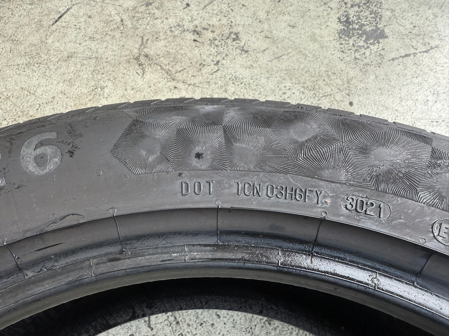 Usato: 4 Gomme 225/55R19 99V Continental Estive 80% residui