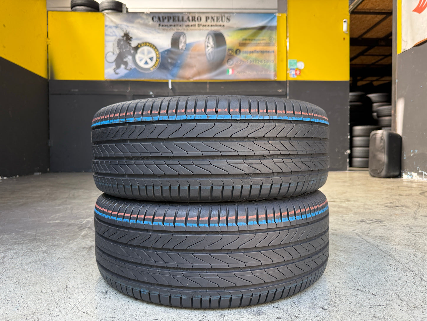 Usato: 2 Pneumatici Continental UltraContact 205/55R16 91W FR EVc Estivi 90% Residui