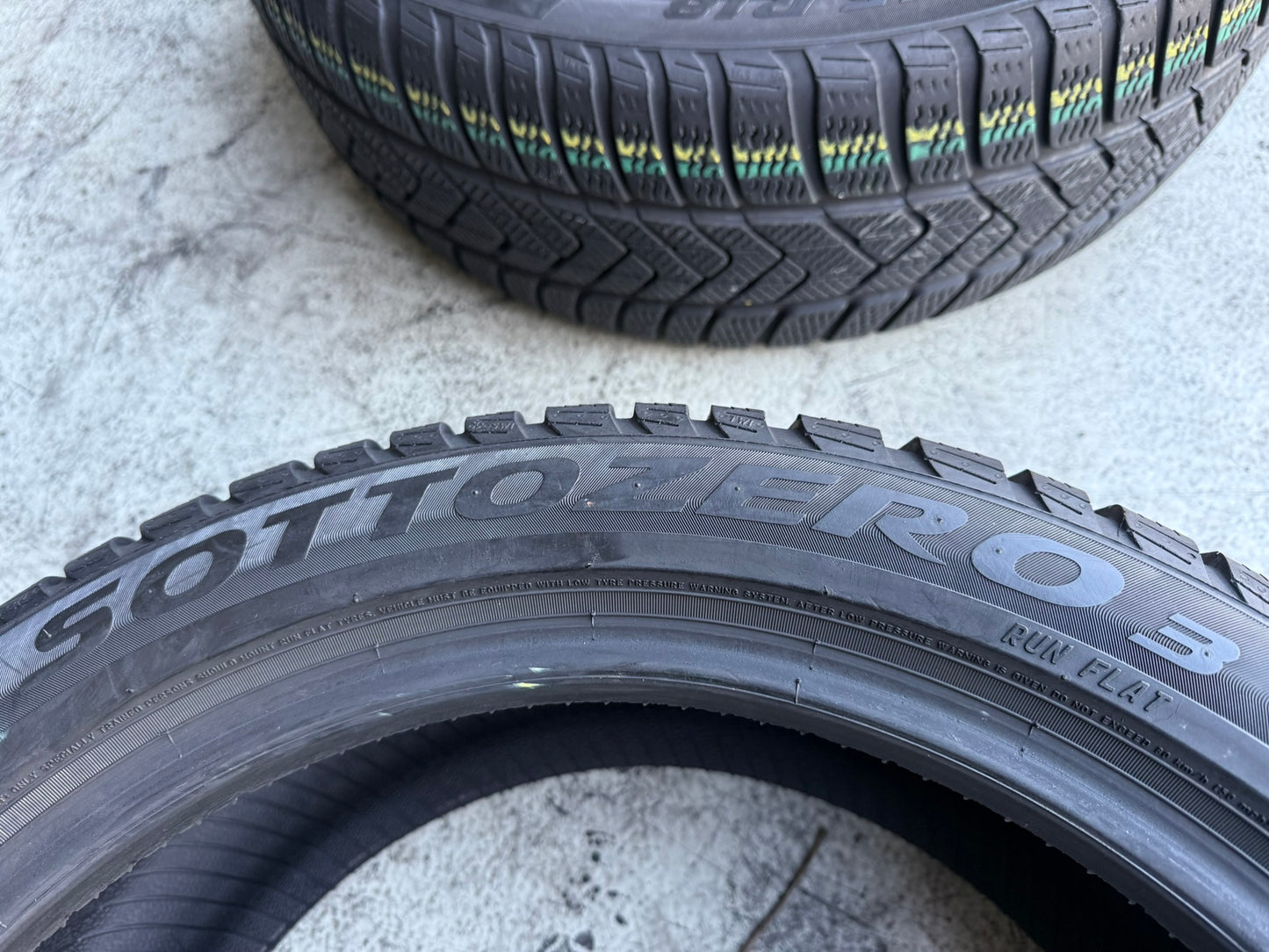 Usato: 4 Gomme 225/45R18 95V XL e 255/40R18 99V XL Pirelli Invernali 85/80% residui