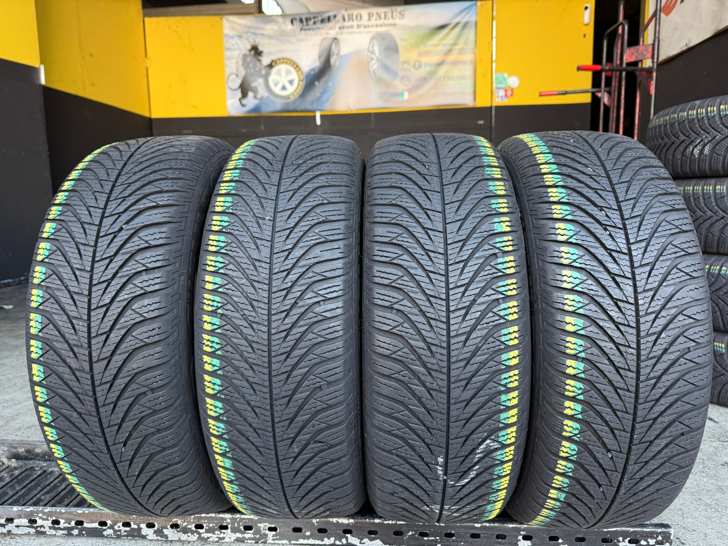 Usato: 4 Gomme 185/60R15 88H XL Fulda 4 Stagioni 70% residui