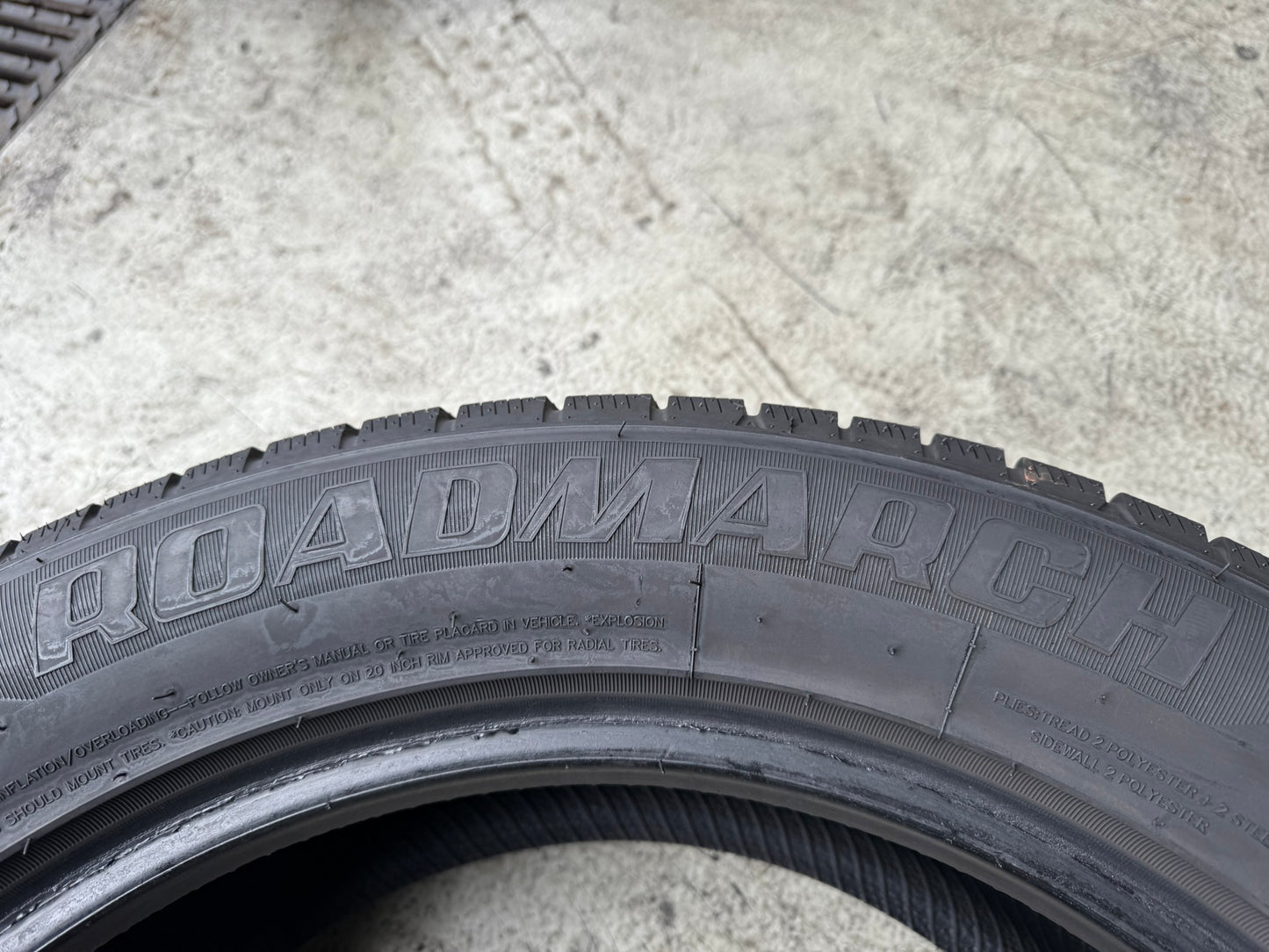 Usato: 4 Gomme 275/50R20 113H XL Roadmarch Invernali 80% residui
