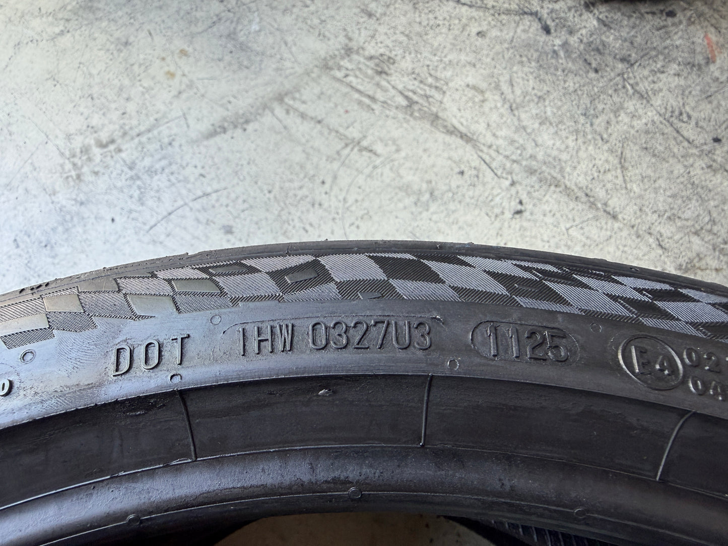 Usato: 2 Pneumatici Continental SportContact 7 245/35R20 95Y XL FR EVc Estivi 80% Residui DOT 2025