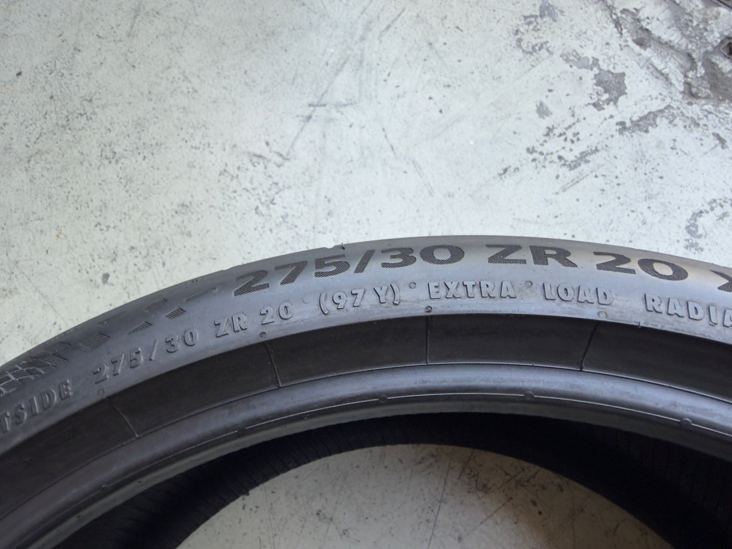 Usato: 1 Pneumatico Continental SportContact 7 275/30R20 97Y XL FR EVc Estivi 80% Residui