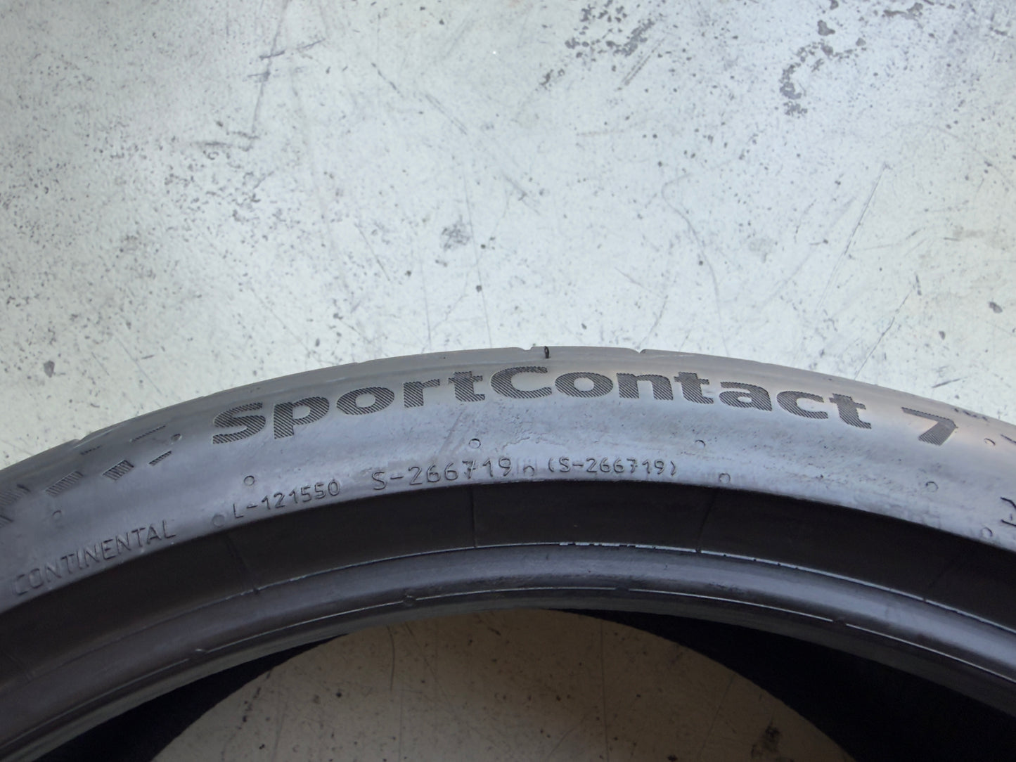 Usato: 1 Pneumatico Continental SportContact 7 275/30R20 97Y XL FR EVc Estivi 80% Residui