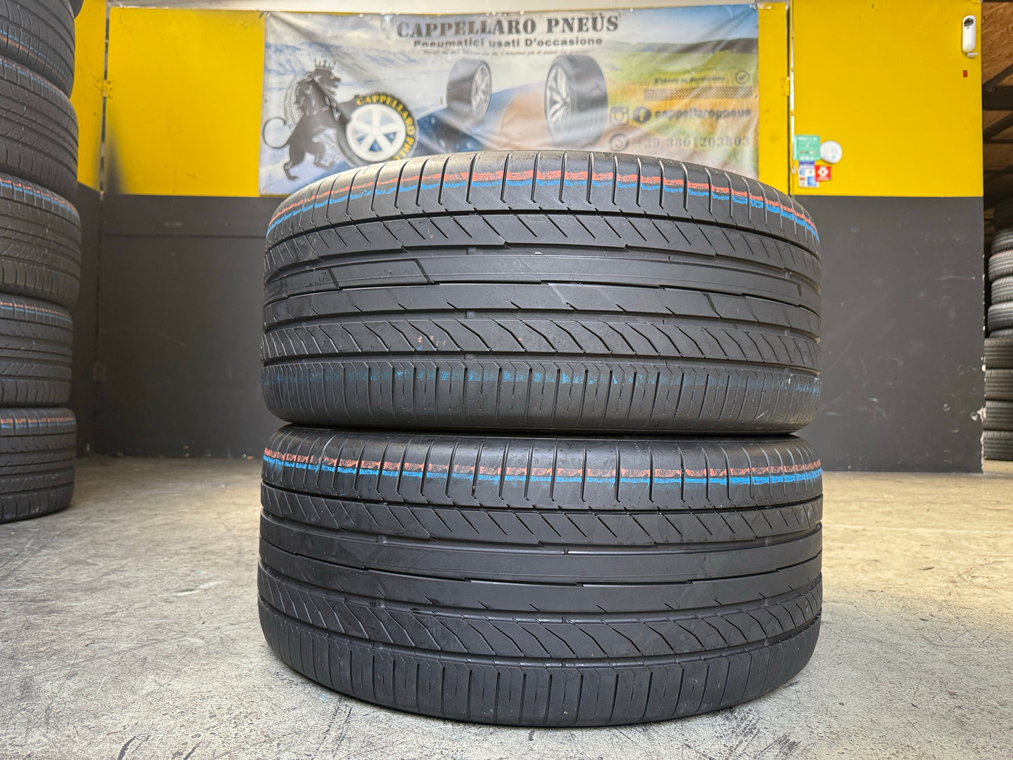Usato: 2 Pneumatici Continental ContiSportContact 5 285/40R22 110Y XL ContiSeal * Estivi 85% Residui