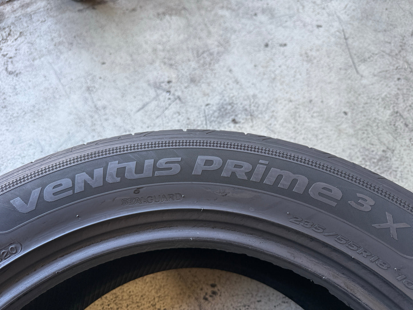 Usato: 4 Gomme 235/55R18 100V Hankook Estive 90% residui