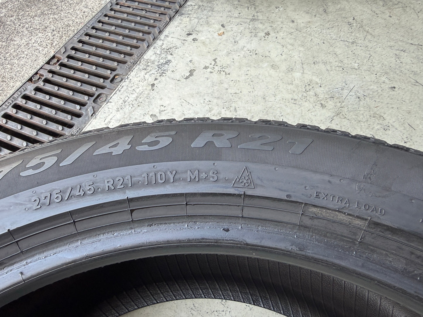Usato: 4 Pneumatici Pirelli Scorpion All Season SF2 275/45R21 110Y XL M+S 3PMSF 80-90% Residui