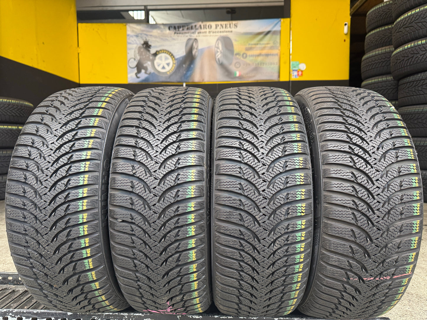 Usato: 4 Gomme 195/50R16 88H XL Kumho Invernali 99% residui