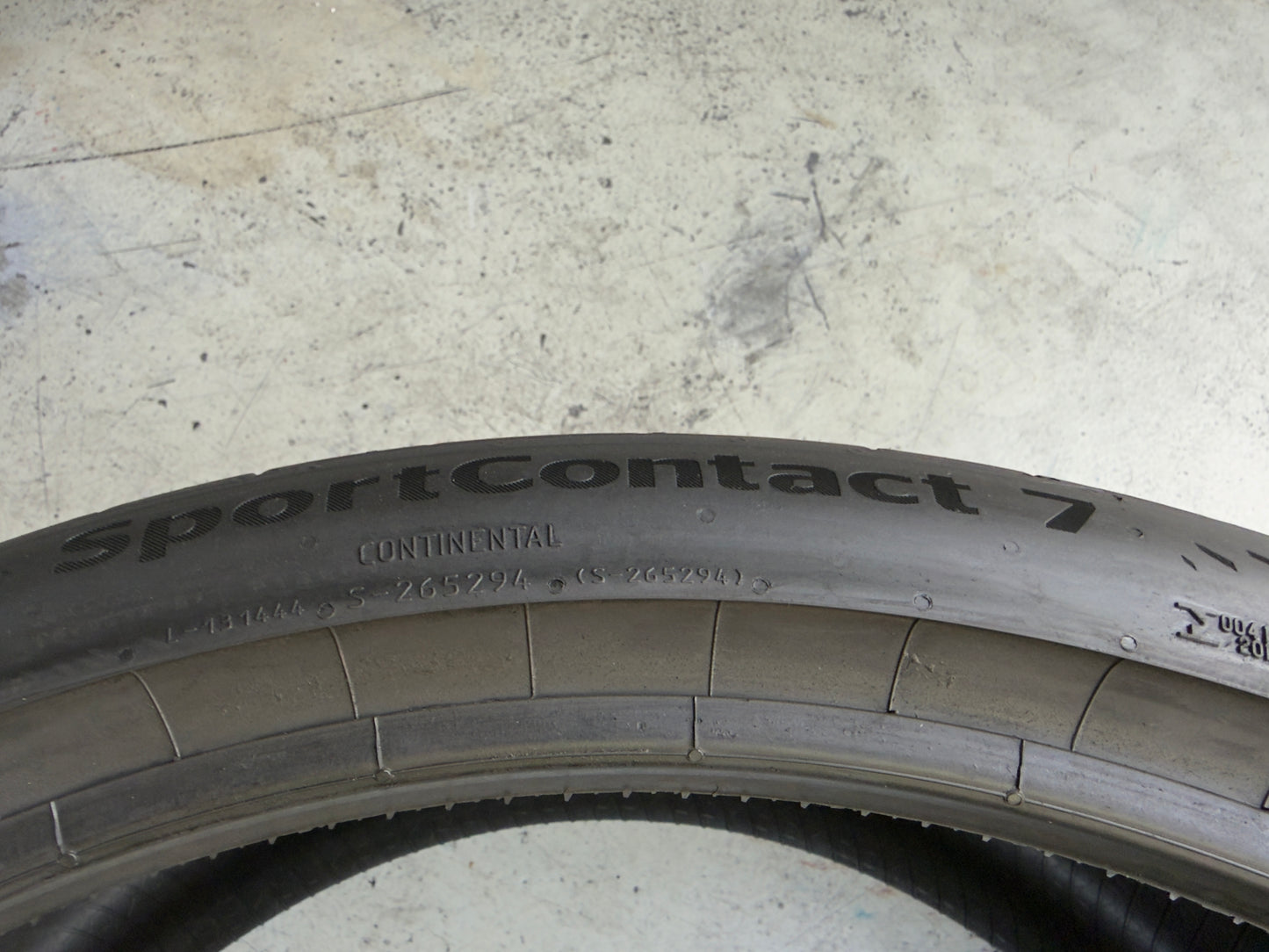 Usato: 4 Pneumatici Continental SportContact 7 285/30R22 101Y XL FP Estive 90% Residui