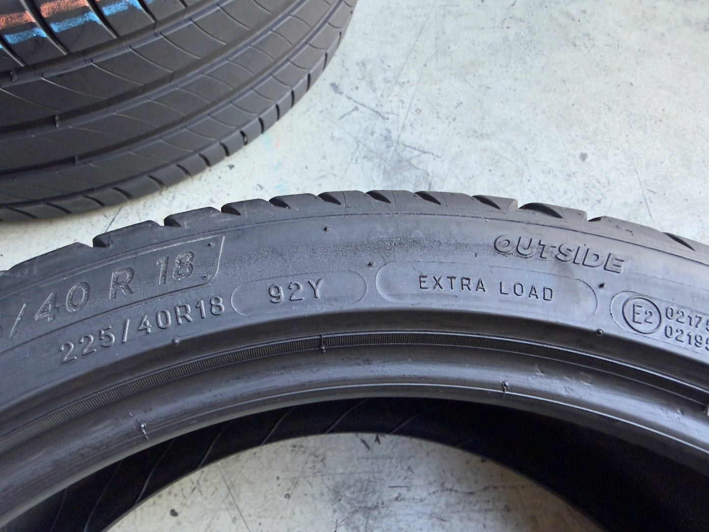 Usato: 4 Pneumatici Michelin Primacy 4 225/40R18 92Y XL Estivi 85% Residui