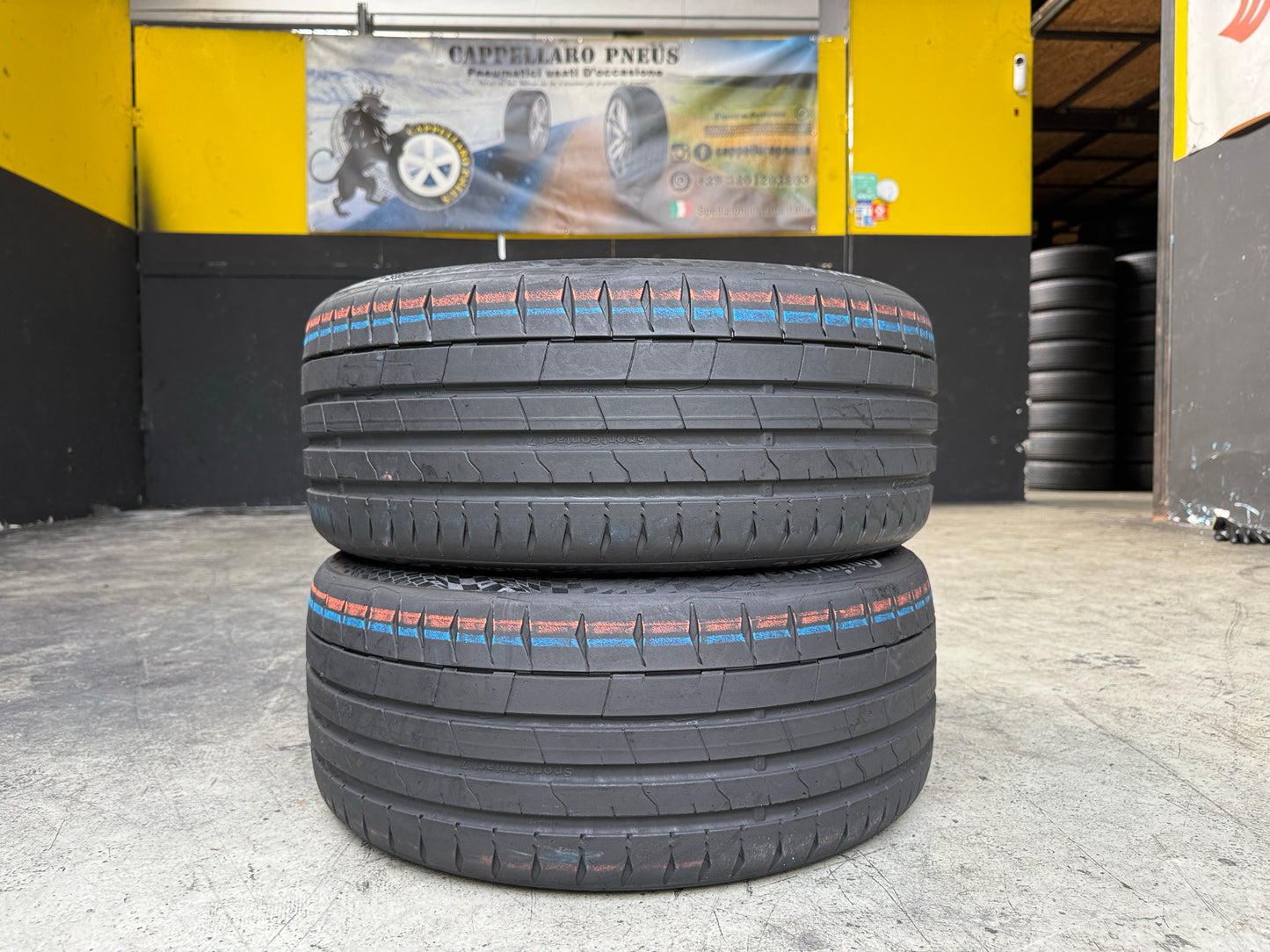 Usato: 2 Pneumatici Continental SportContact 7 225/40R18 92Y XL Estivi 85% Residui