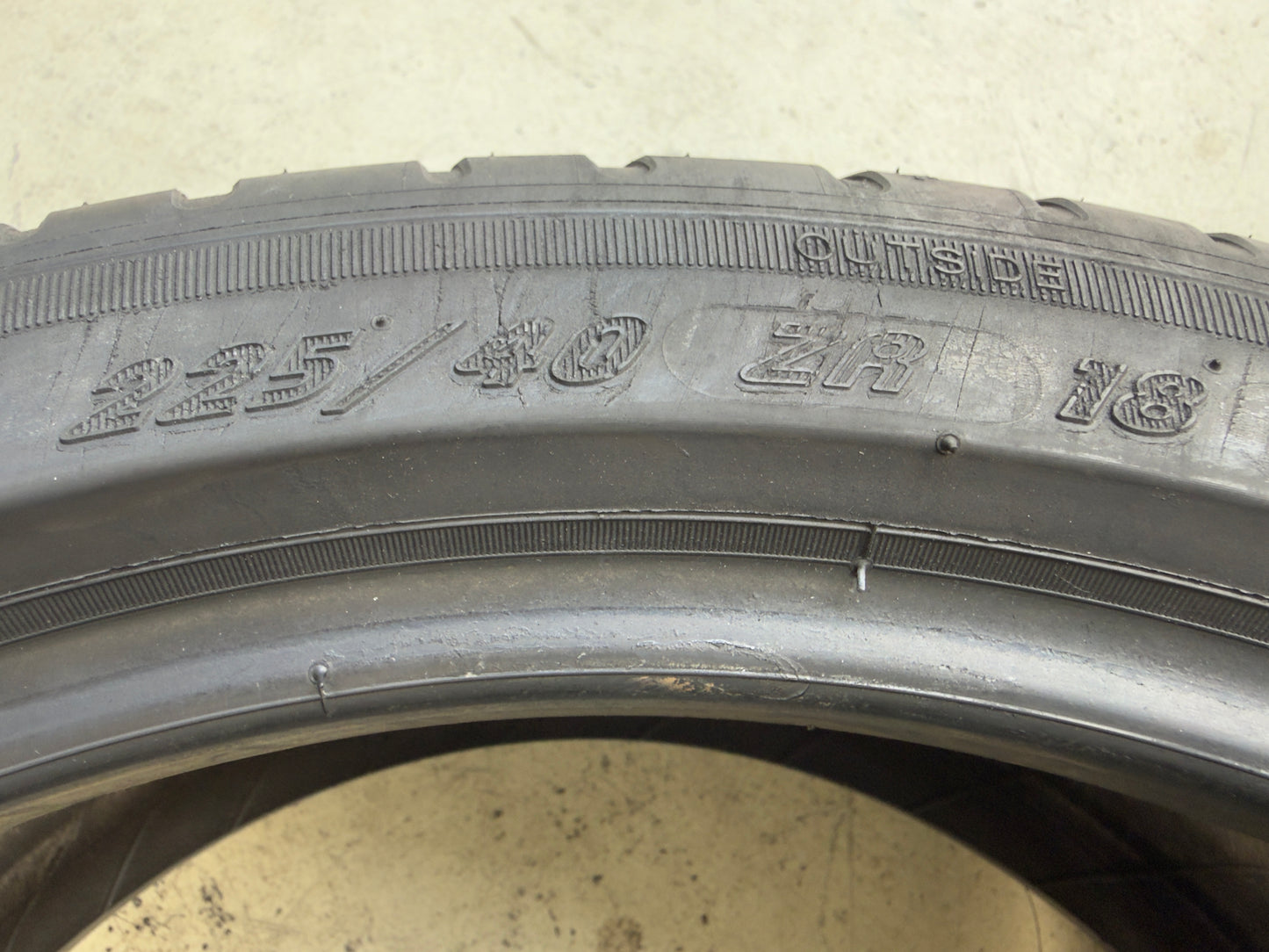 Usato: 2 Pneumatici Michelin Pilot Sport 3 225/40R18 92Y XL Estivi 80% Residui