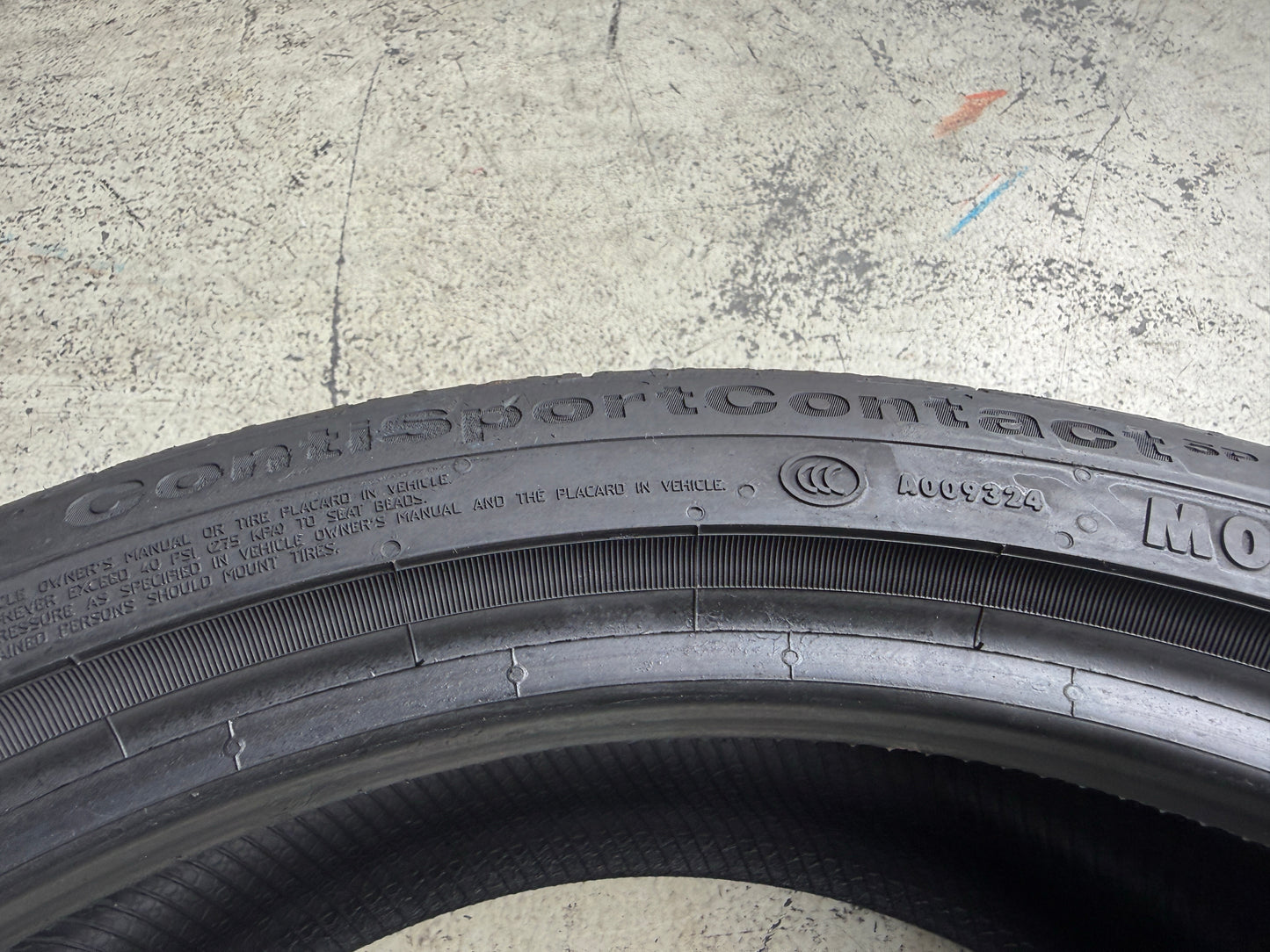 Usato: 2 Pneumatici Continental ContiSportContact 5 P 225/40R19 93Y XL MO FR Estivi 80% Residui