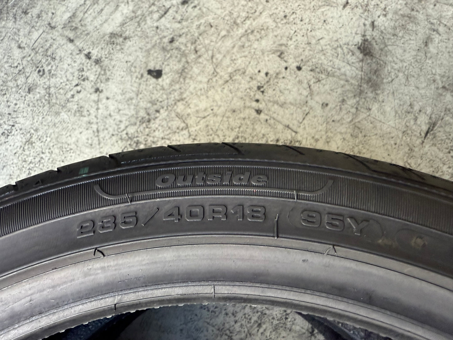 Usato: 2 Gomme 235/40R18 95Y XL Fulda Estive 95% Residuo
