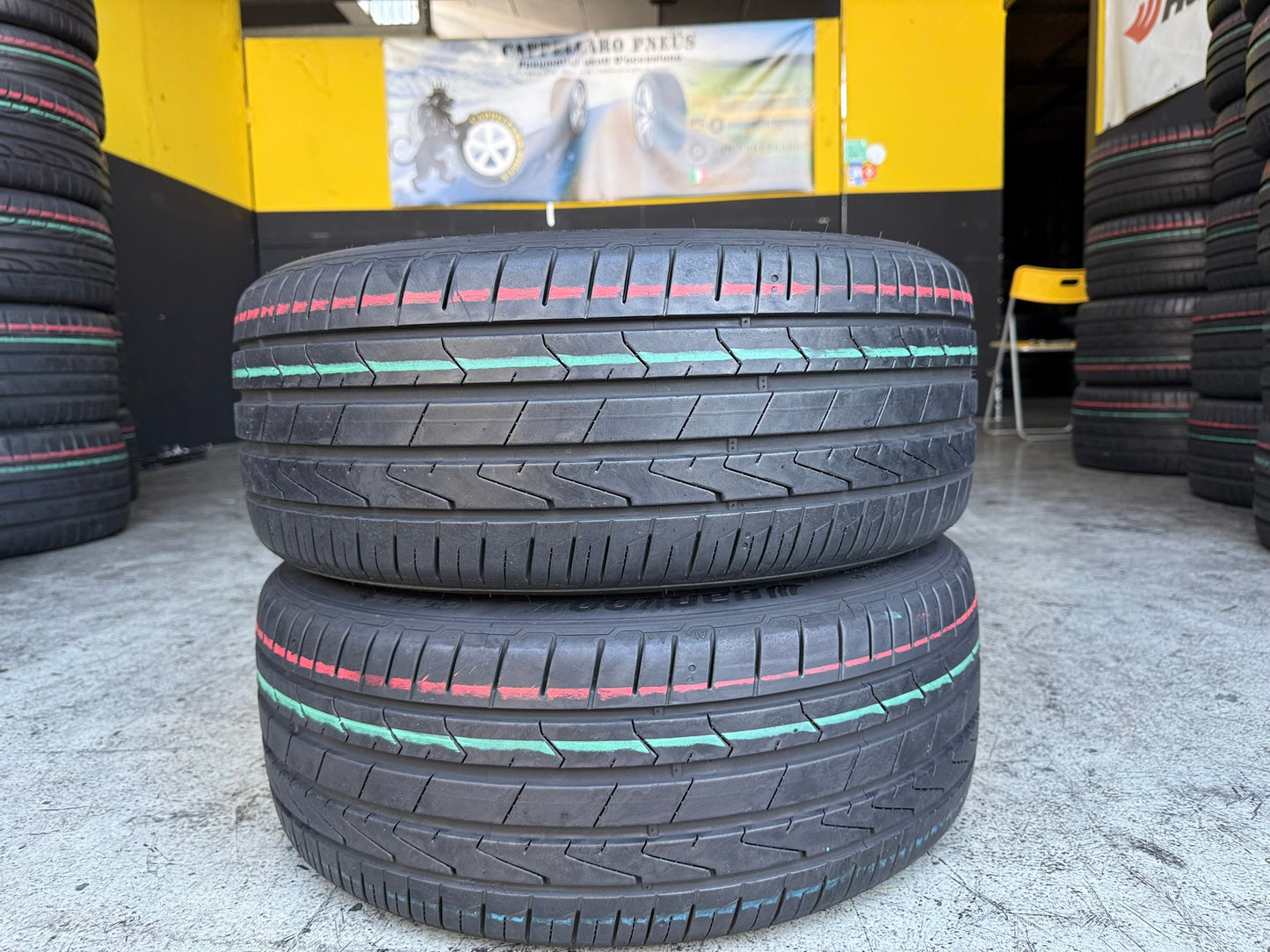 Usato: 2 Gomme 215/45R17 91V XL Hankook Estive 95% Residuo