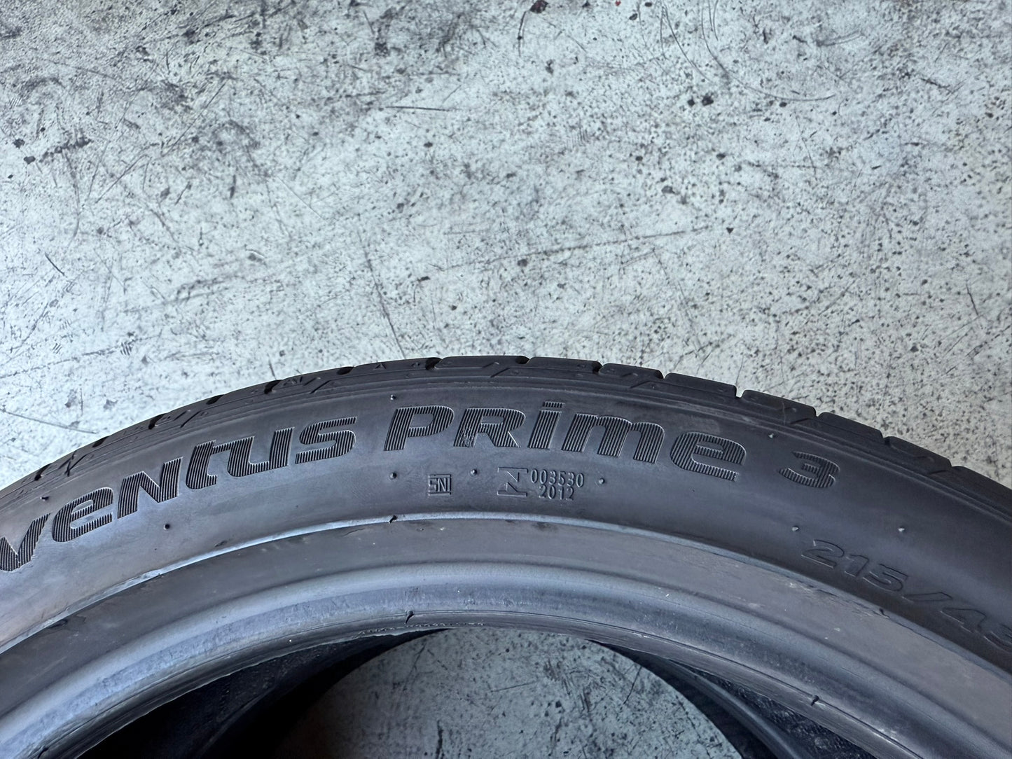 Usato: 2 Gomme 215/45R17 91V XL Hankook Estive 95% Residuo