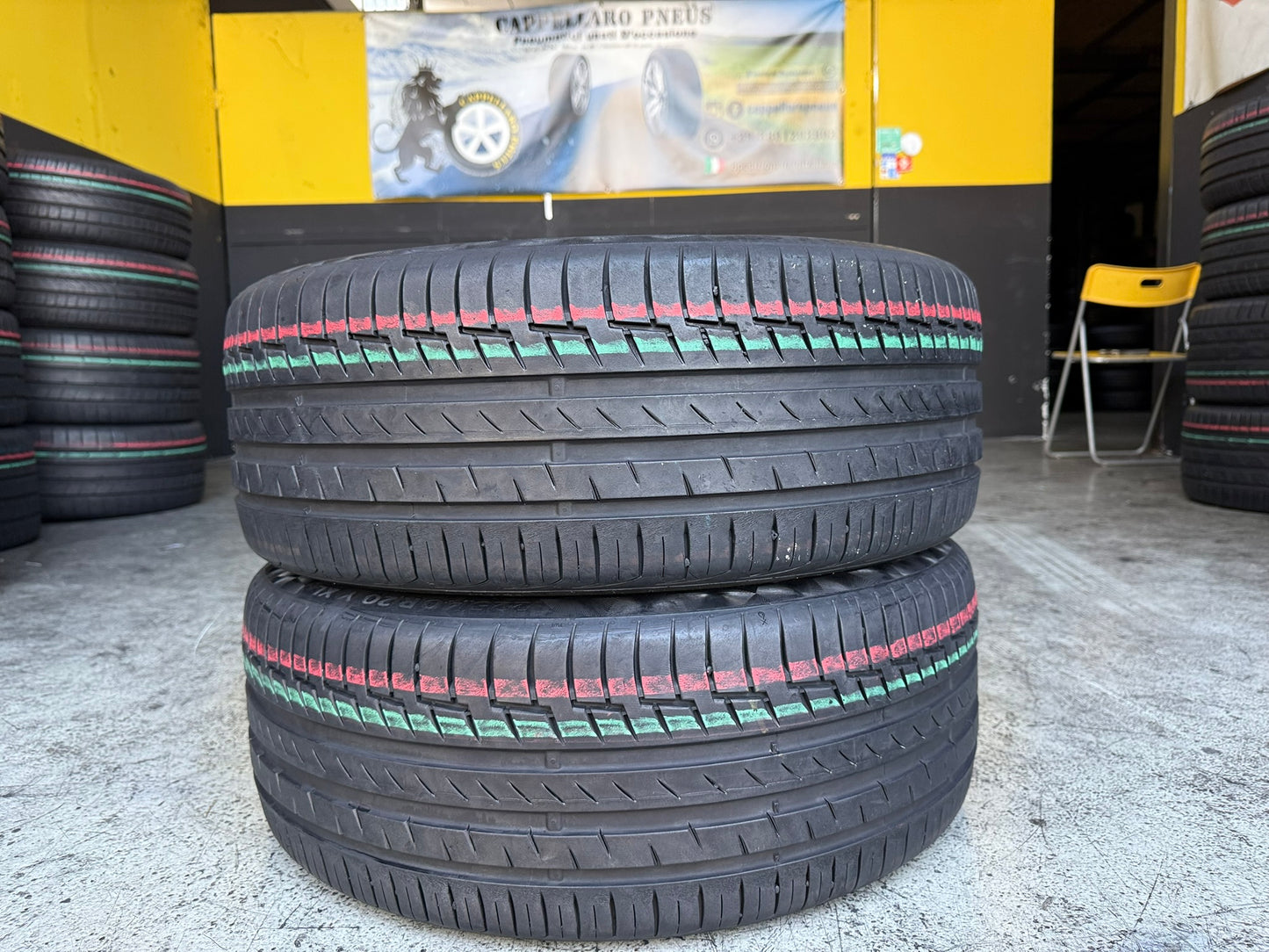 Usato: 2 Gomme 225/40R20 94Y XL Continental Estive Runflat 85% Residuo