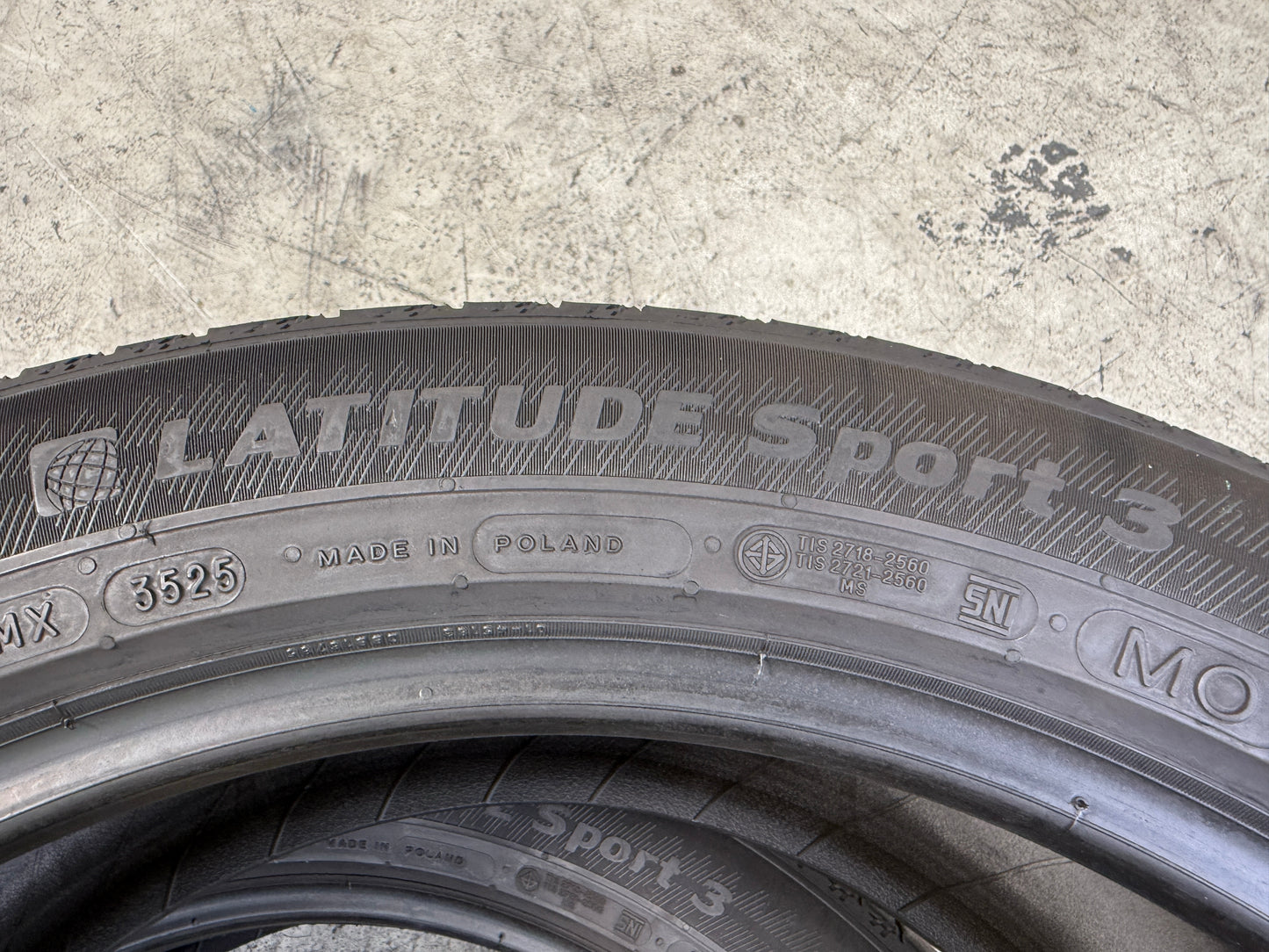 Usato: 2 Pneumatici Michelin Latitude Sport 3 255/45R20 105Y MO Estivi 90% Residui DOT 2025