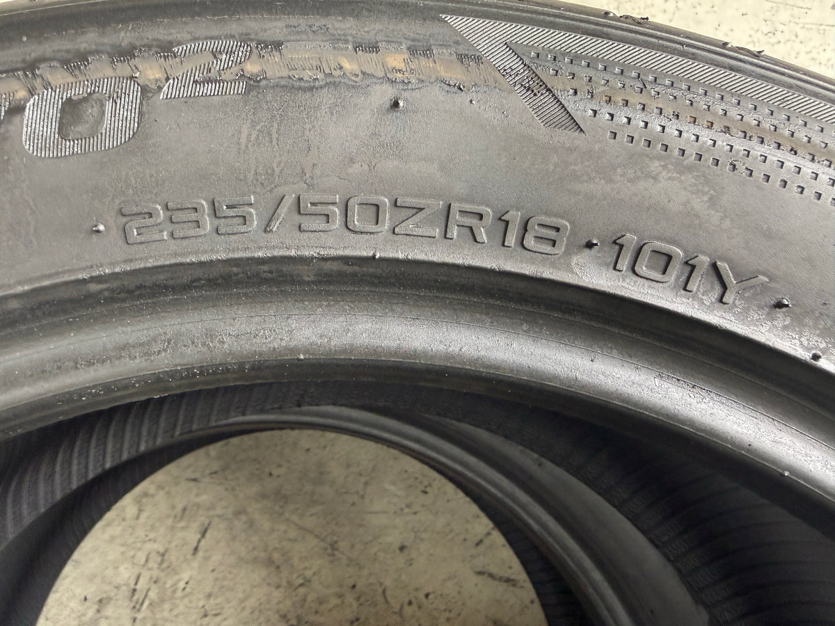 Usato: 2 Pneumatici Hankook Ventus V12 Evo2 K120 235/50R18 101Y XL Estivi 85% Residui