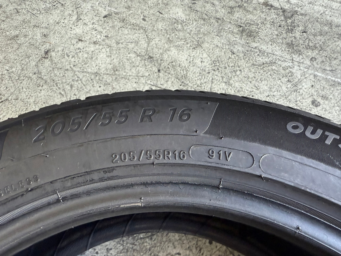 Usato: 1 Gomma 205/55R16 91V Michelin Estiva 95% residui
