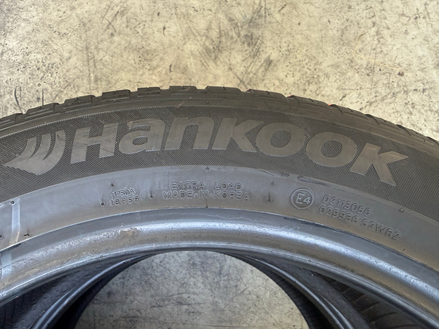 Usato: 2 Pneumatici Hankook Kinergy 4S2 X H750A 255/50R19 107W XL 4 Stagioni 90% Residui