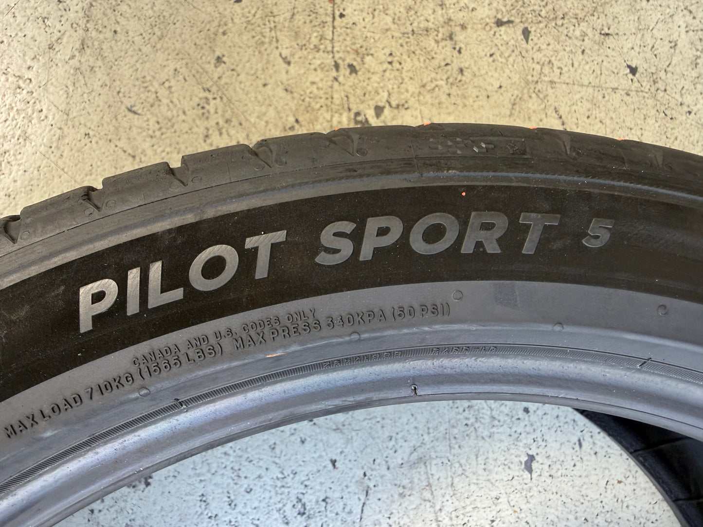 Usato: 4 Pneumatici Michelin Pilot Sport 5 225/45R19 96Y XL Estivi 85% Residui
