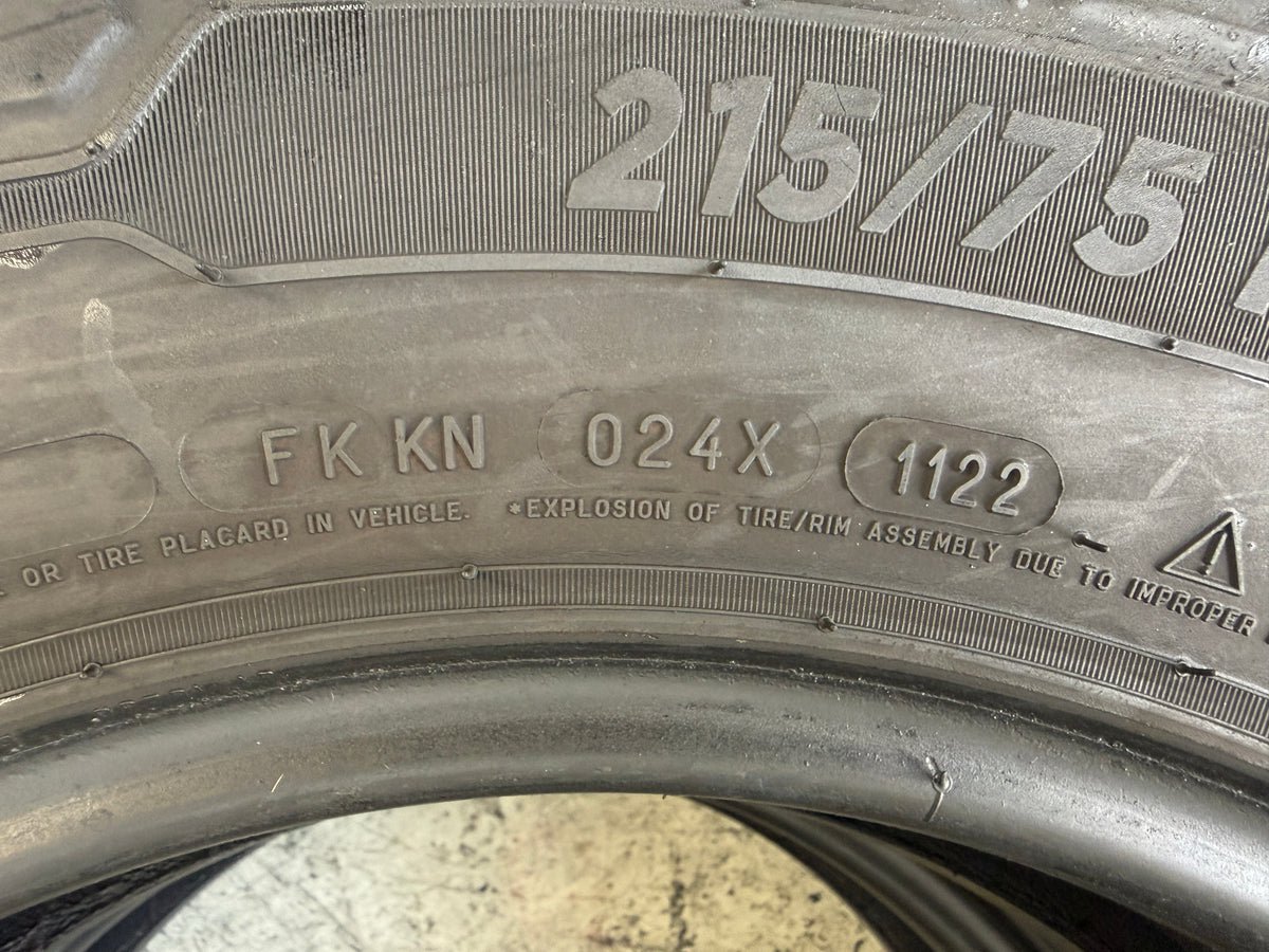 Usato: 2 Pneumatici Michelin Agilis 3 215/75R16C 116/114R 10PR Estivi 80% Residui