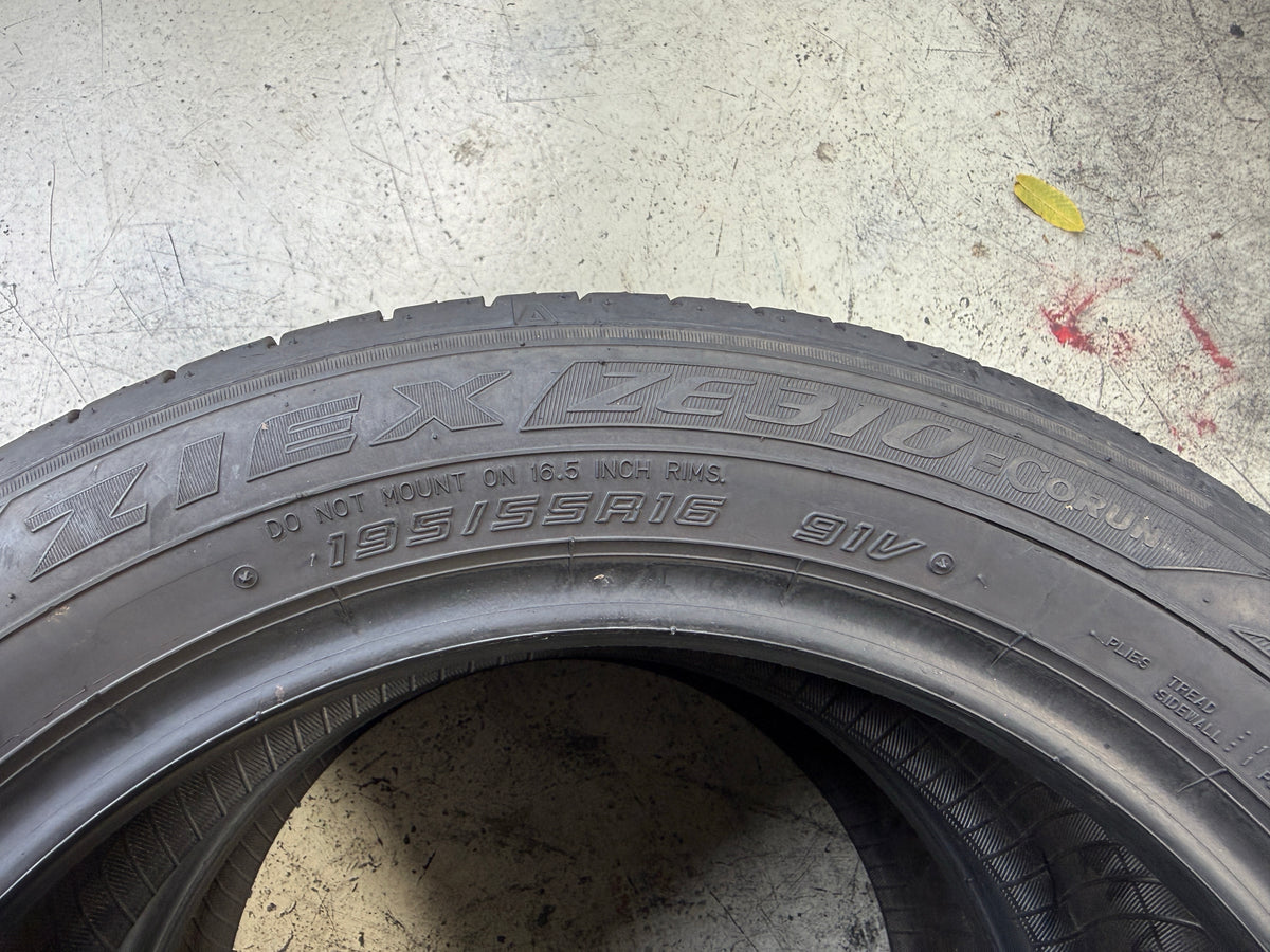 Usato: 2 Pneumatici Falken Ziex ZE310 Ecorun 195/55R16 91V Estivi 90% Residui