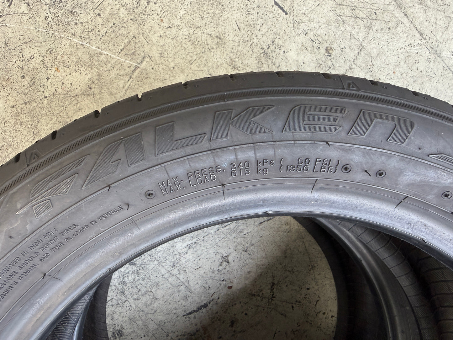 Usato: 2 Pneumatici Falken Ziex ZE310 Ecorun 195/55R16 91V Estivi 90% Residui