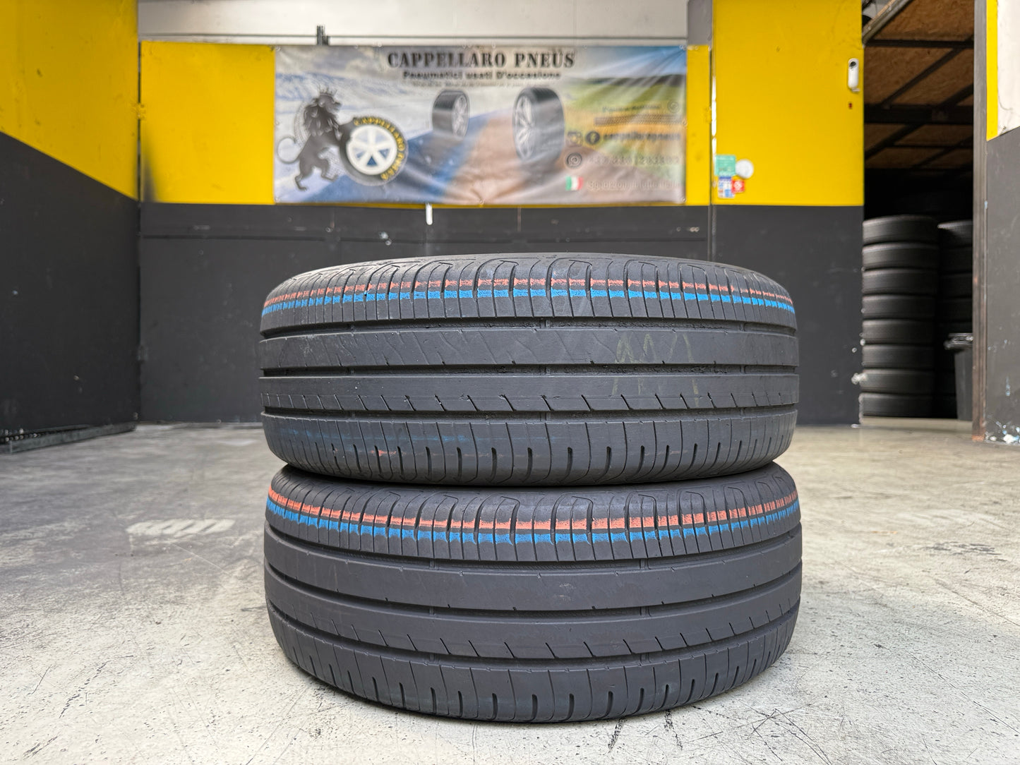 Usato: 2 Pneumatici Goodyear EfficientGrip Performance 195/55R16 87H Estivi 90% Residui
