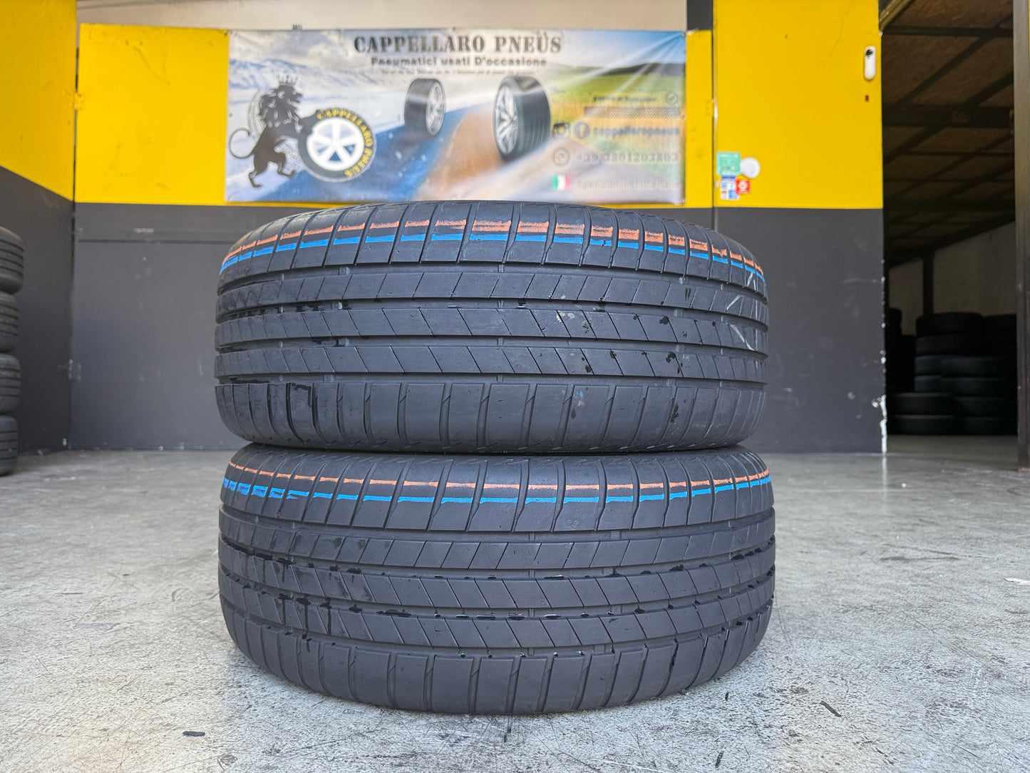 Usato: 2 Gomme 215/55R17 94V Bridgestone Pneumatici Estivi 85% residui