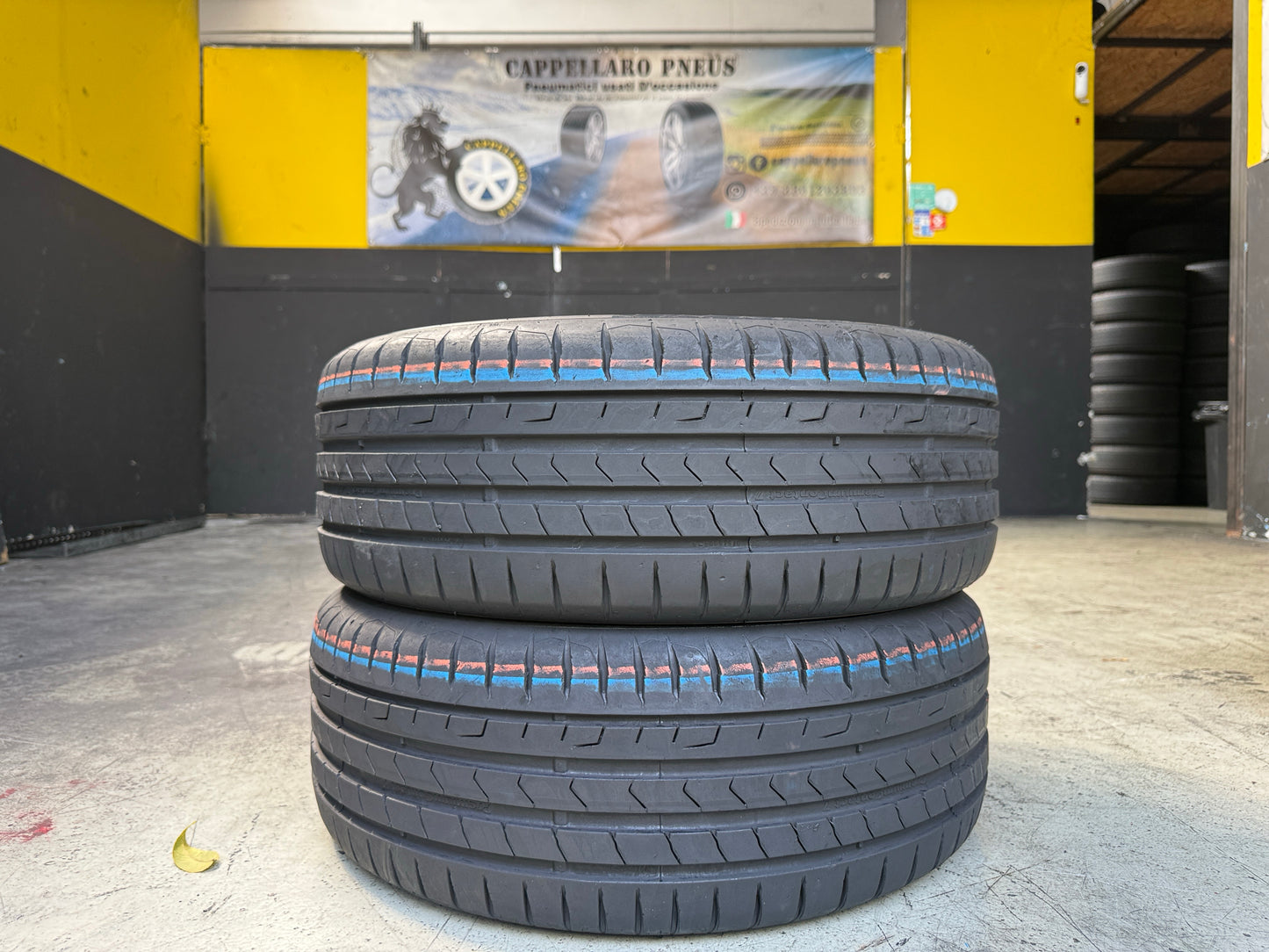 Usato: 2 Pneumatici Continental PremiumContact 7 205/55R16 91V Estivi 90% Residui