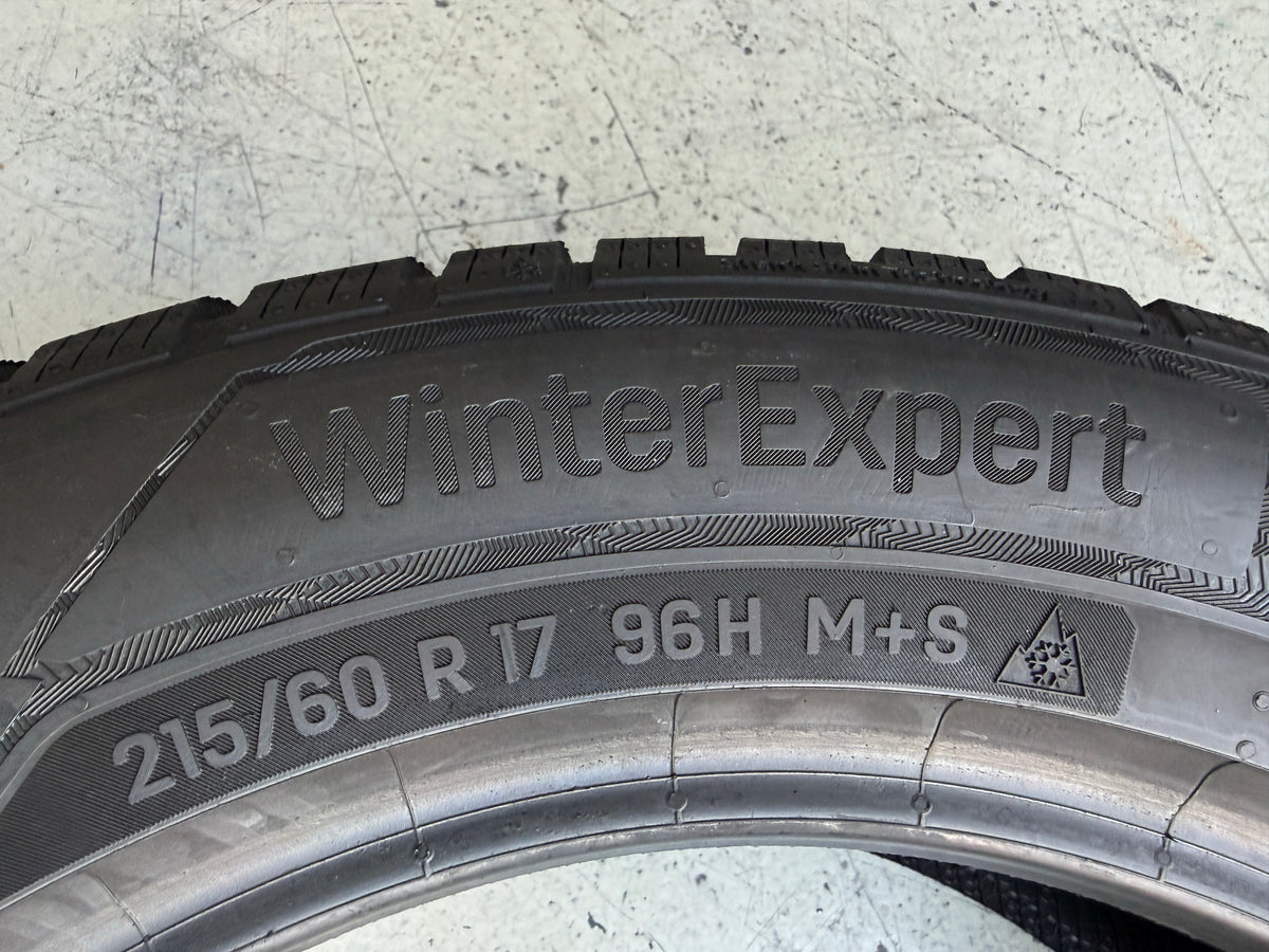 Usato: 4 Pneumatici Uniroyal WinterExpert 215/60R17 96H Invernali 99% Residui