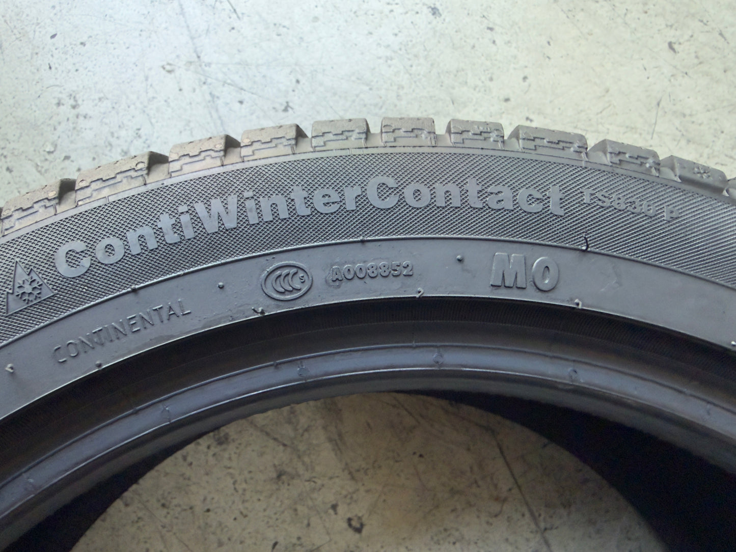 Usato: 2 Pneumatici Continental ContiWinterContact TS 830 P 225/45R17 91H MO Invernali 80% Residui