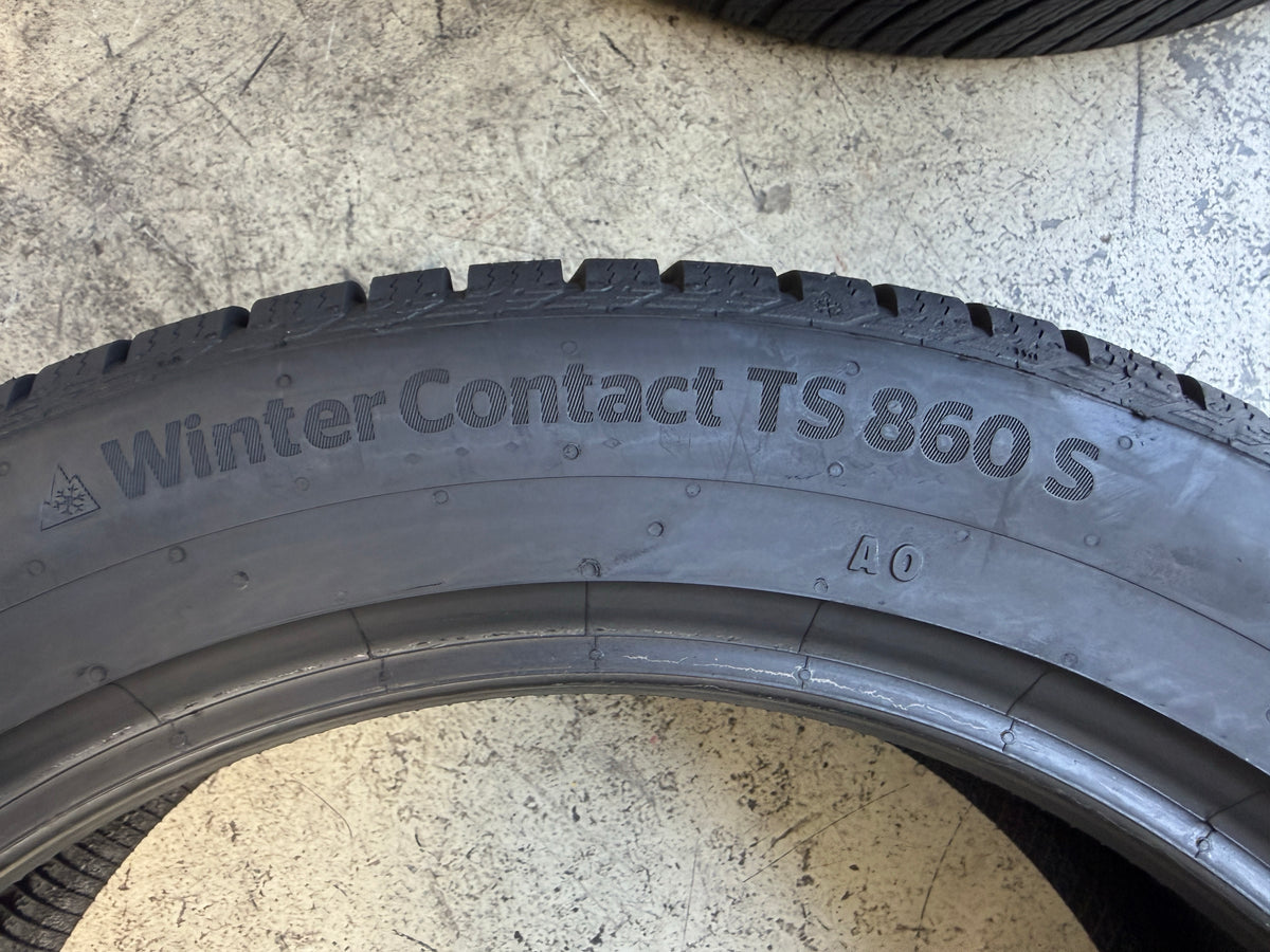 Usato: 4 Pneumatici Continental WinterContact TS 860 S 225/50R19 100V XL AO Invernali 99% Residui
