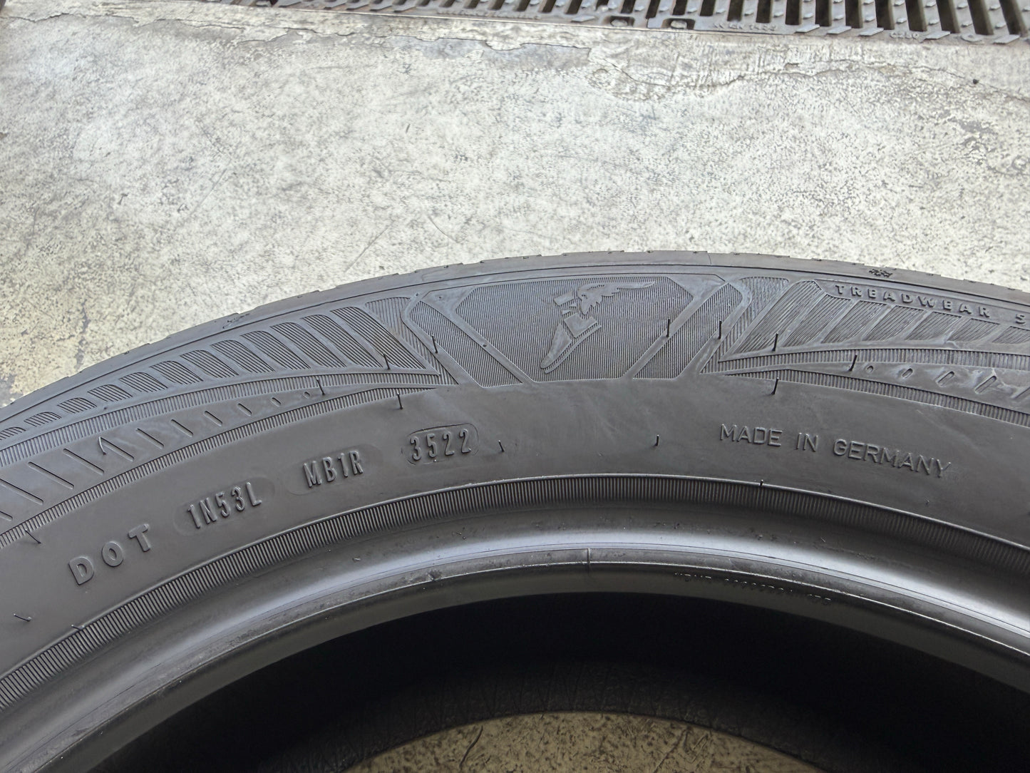 Usato: 4 Gomme 235/55R18 100V Goodyear 4 Stagioni 80% residui