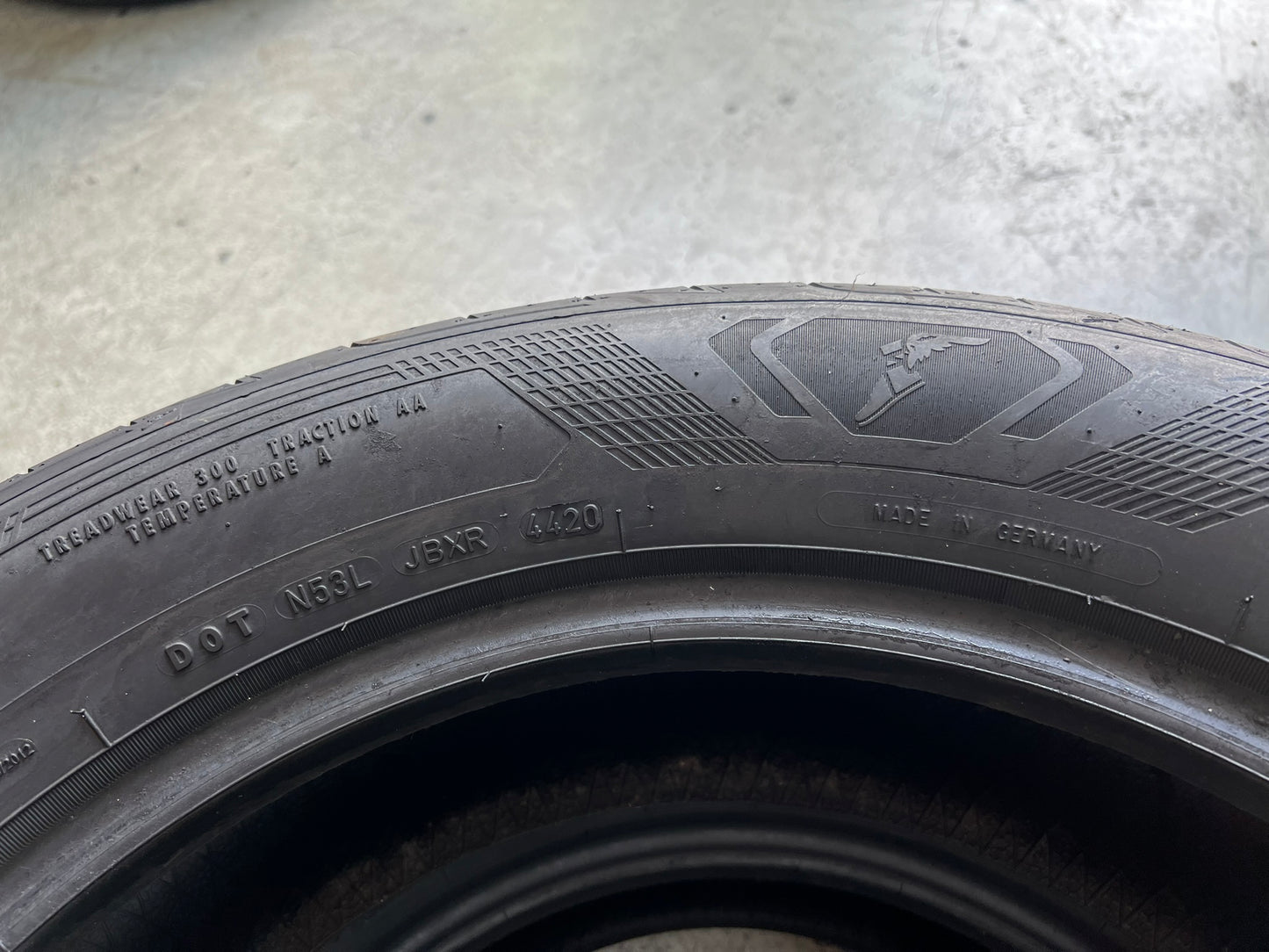 Usate: 2 Gomme 235/55R18 100V Goodyear estive 95% residui