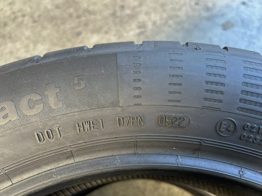 Usato: 2 Gomme 205/55R17 91V Continental estive 95% residui